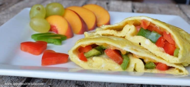 Perfect Veggie Omelette Recipe. This is seriously a no-fail way to make perfect omelettes!